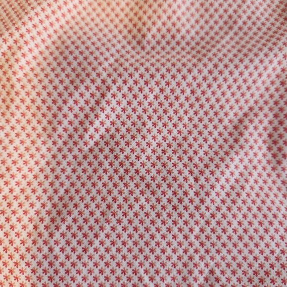 George Button Up Shirt White With Pink /‎ Red Floral Polks Dots Womens Small 4-6 - Picture 8 of 13